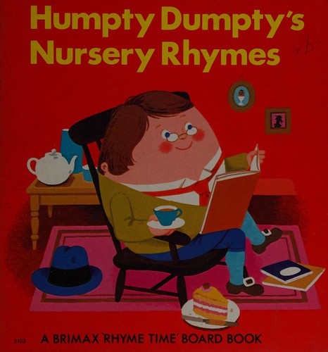 Cover for Humpty Dumpty's nursery rhymes