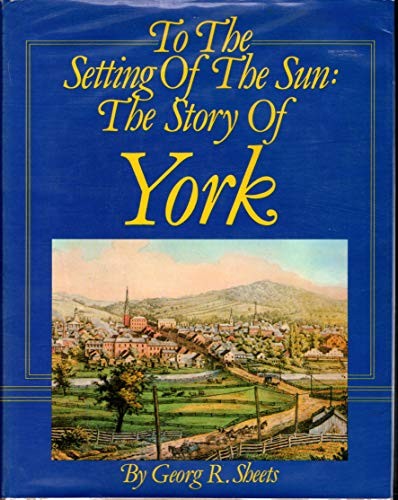Cover for To the setting of the sun