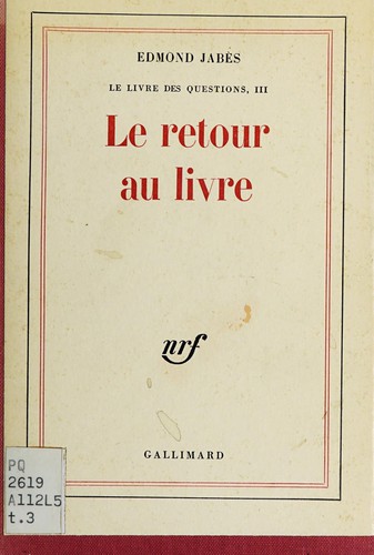 Cover for Le livre des questions