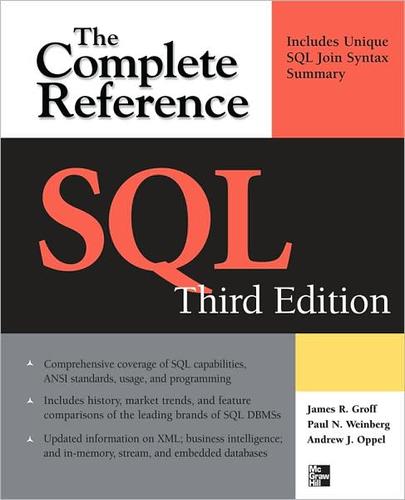 Cover for SQL, the complete reference