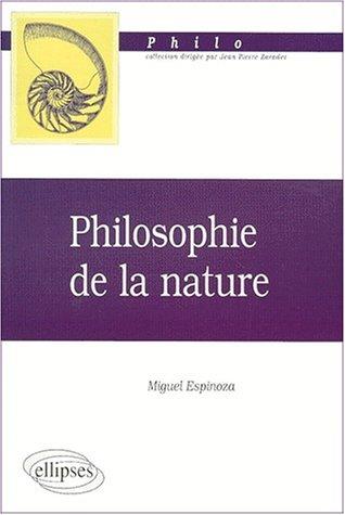 Cover for Philosophie de la nature