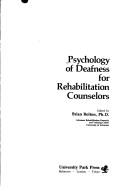 Cover for Psychology of deafness for rehabilitation counselors