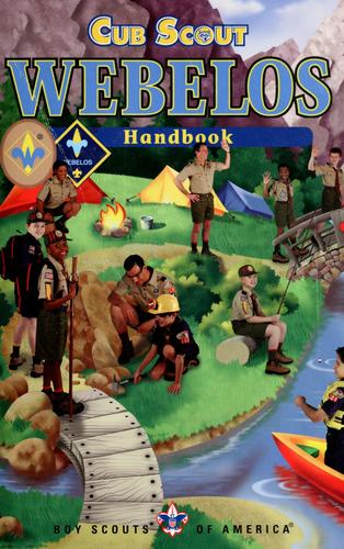 Cover for Webelos handbook.