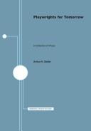 Cover for Playwrights for tomorrow