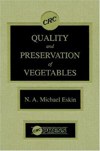 Cover for Quality and preservation of vegetables