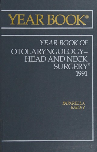 Cover for Year Book of Otolaryngology-Head and Neck Surgery, 1991