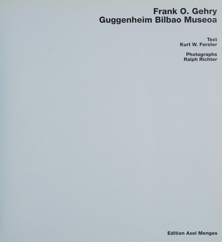 Cover for Frank O. Gehry