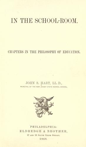 Cover for In the school-room
