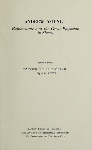 Cover for Andrew Young