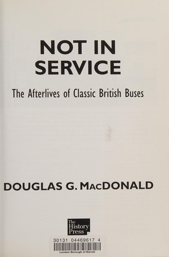 Cover for Not in Service