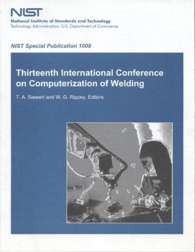 Cover for Thirteenth International Conference on Computerization of Welding
