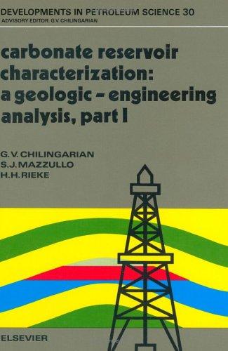 Cover for Carbonate reservoir characterization