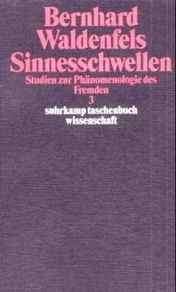 Cover for Sinnesschwellen.
