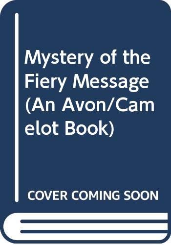 Cover for The mystery of the fiery message