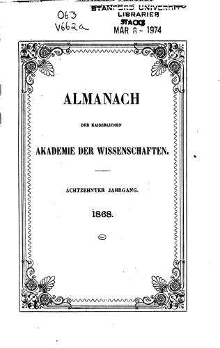 Cover for Almanach