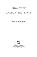 Cover for Loyalty to church and state.