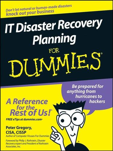 Cover for IT Disaster Recovery Planning For Dummies