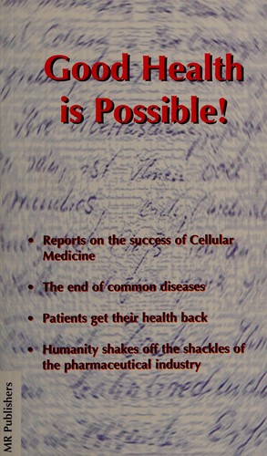 Cover for Good health is possible
