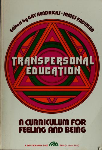 Cover for Transpersonal education