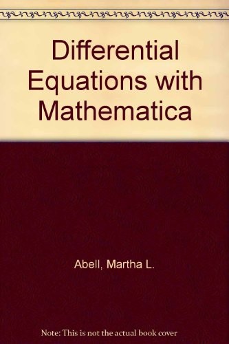 Cover for Differential equations with Mathematica
