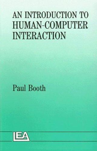 Cover for An Introduction To Human-Computer Interaction