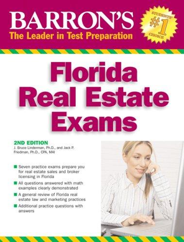 Cover for Barron's Florida Real Estate Exams