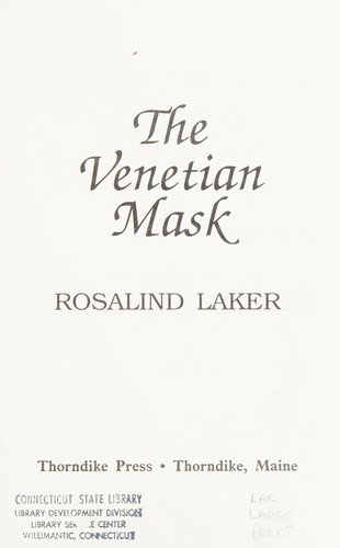 Cover for The Venetian mask