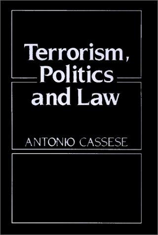 Cover for Terrorism, politics, and law