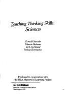 Cover for Teaching Thinking Skills