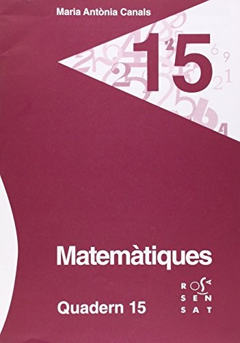 Cover for Matemàtiques. Quadern 15