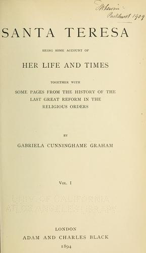 Cover for Santa Teresa