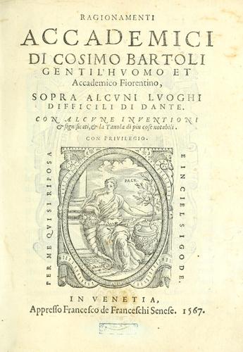 Cover for Ragionamenti accademici ...