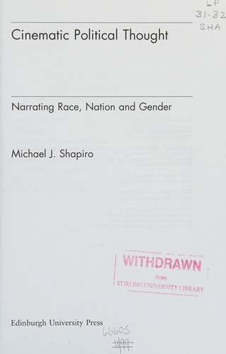 Cover for Cinematic political thought