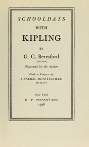 Cover for Schooldays with Kipling