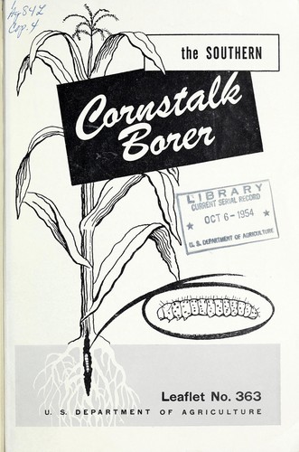 Cover for The Southern cornstalk borer