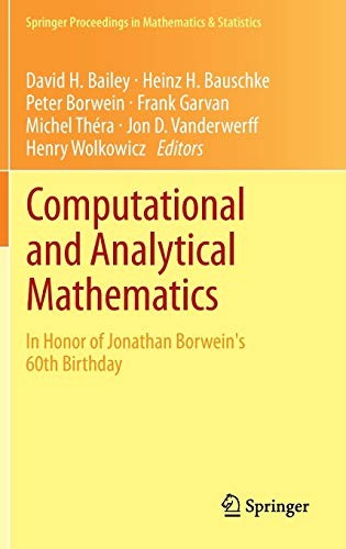 Cover for Computational and Analytical Mathematics