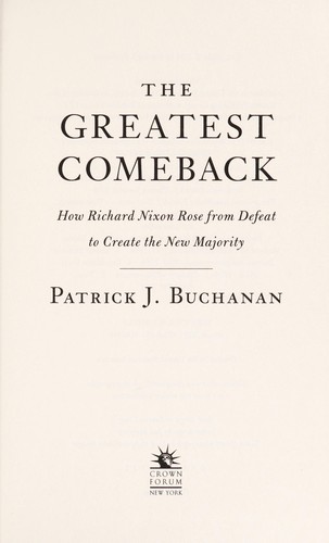 Cover for The greatest comeback