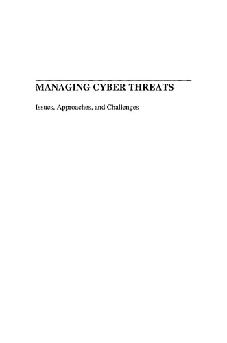 Cover for Managing cyber threats