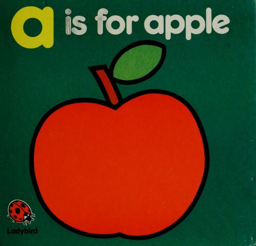 Cover for A is for apple