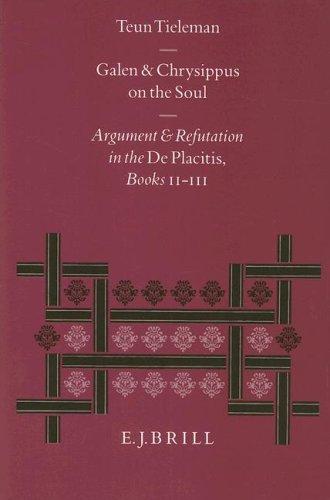 Cover for Galen and Chrysippus on the soul