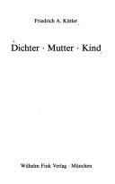 Cover for Dichter, Mutter, Kind.