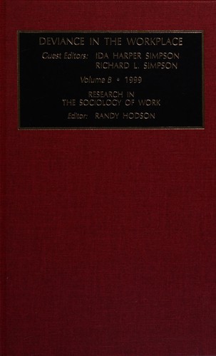 Cover for Deviance in the workplace