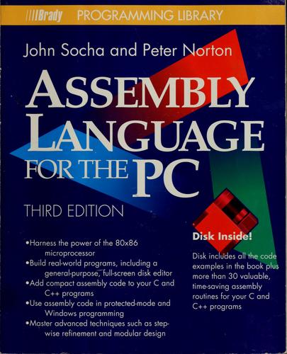 Cover for Assembly language for the PC