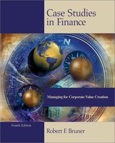 Cover for Case Studies in Finance