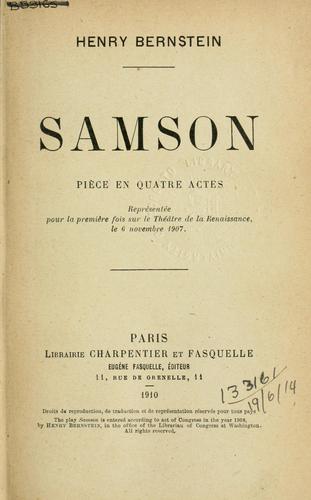 Cover for Samson