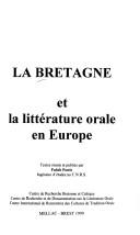 Cover for La Bretagne et la littérature orale en Europe