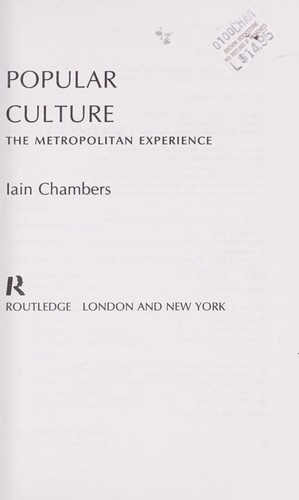 Cover for Popular culture