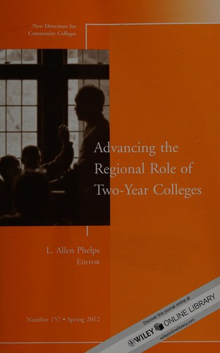 Cover for Advancing the regional role of two-year colleges