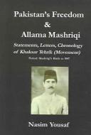 Cover for Pakistans freedom & Allama Mashriqi