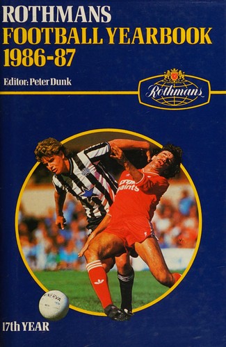 Cover for Rothman's football yearbook.
